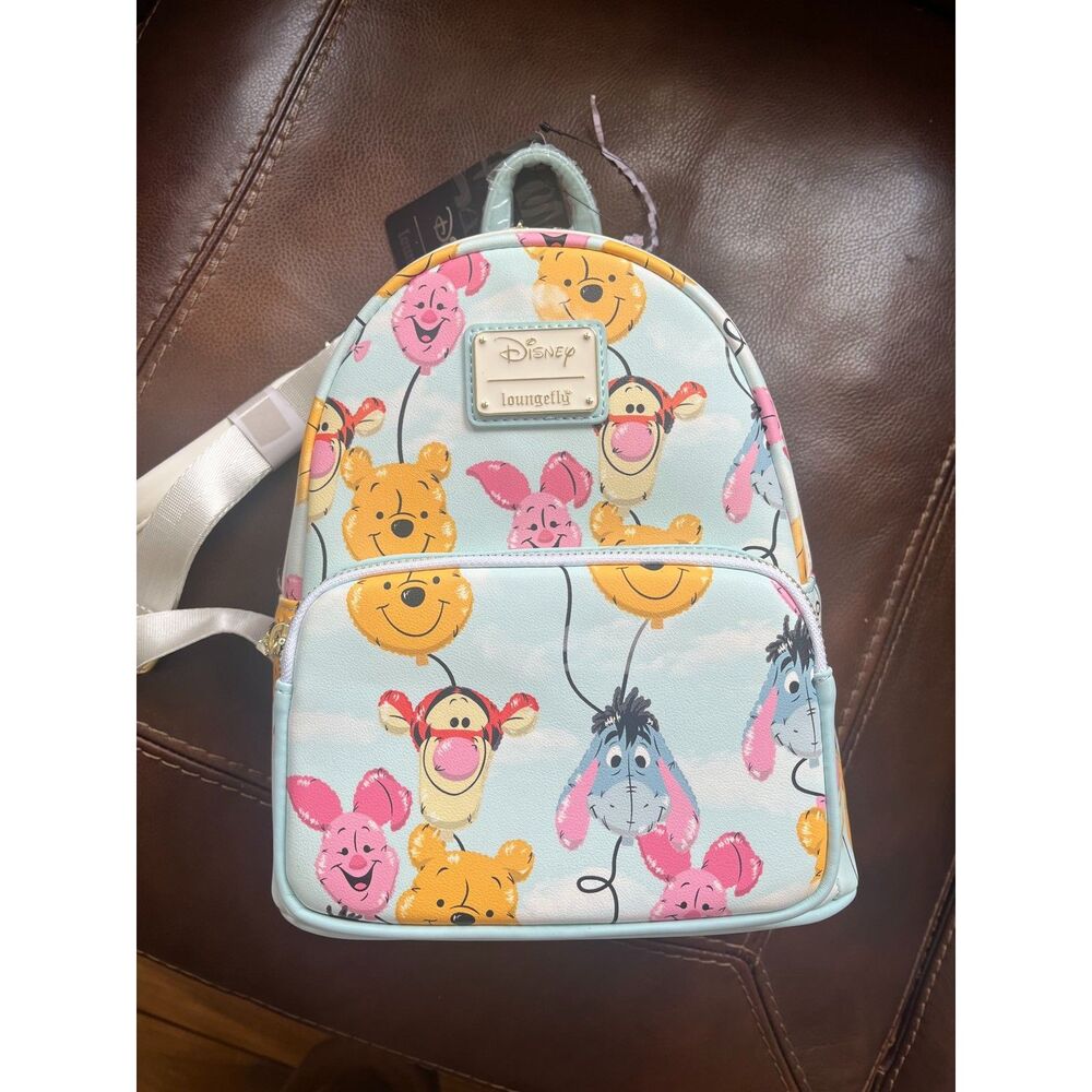 Loungefly Disney Winnie the Pooh Balloons Mini Backpack Piglet Tigger Eeyore